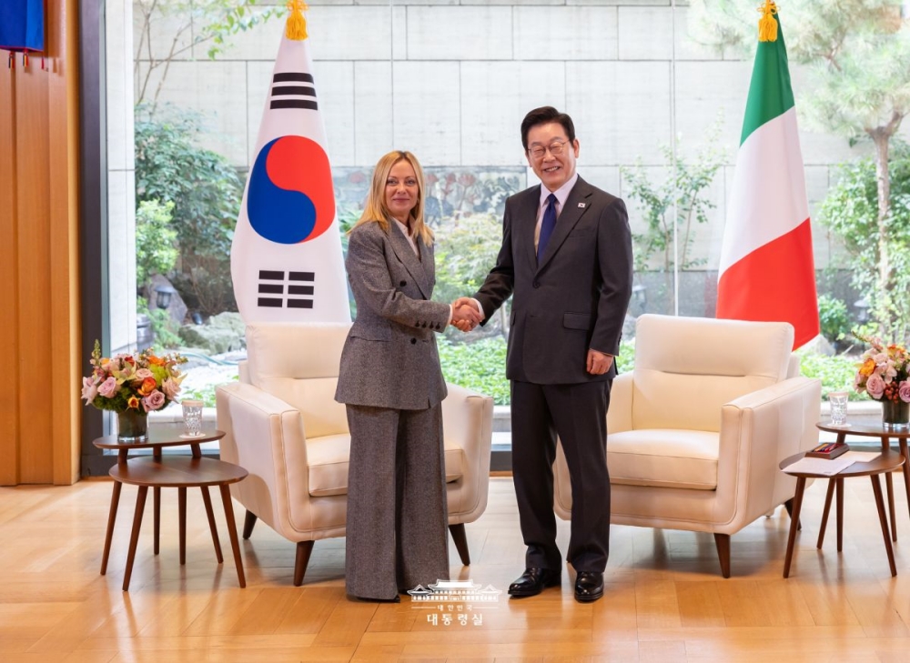 한국·이탈리아 정상회담